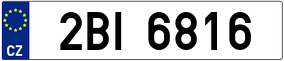 Truck License Plate